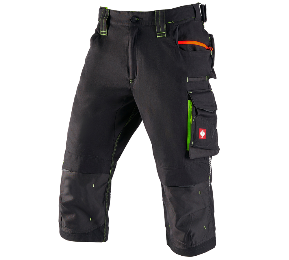 Pantalons de travail: Corsaire e.s.motion 2020 + noir/jaune fluo/orange fluo