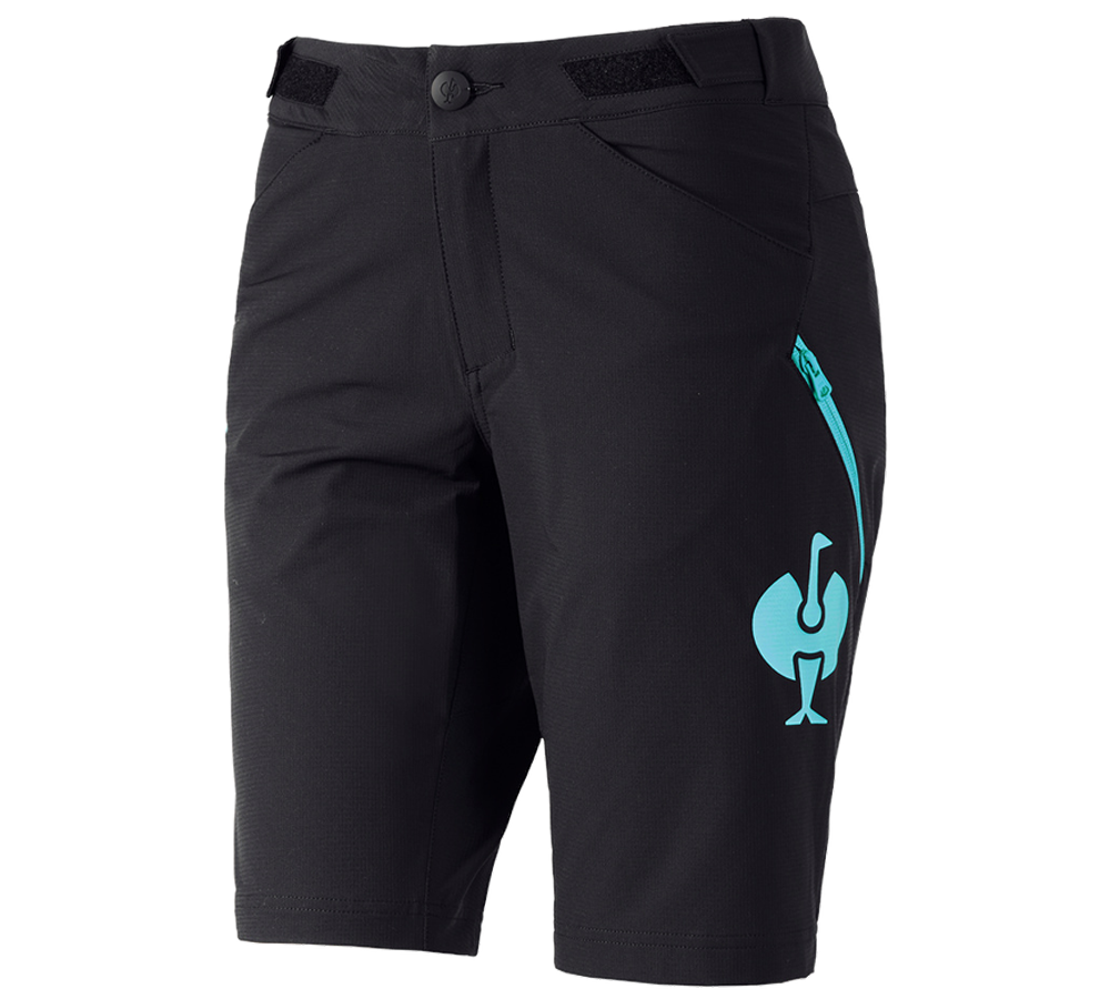 Thèmes: Fonctionnelle short e.s.trail, femmes + noir/lapis turquoise