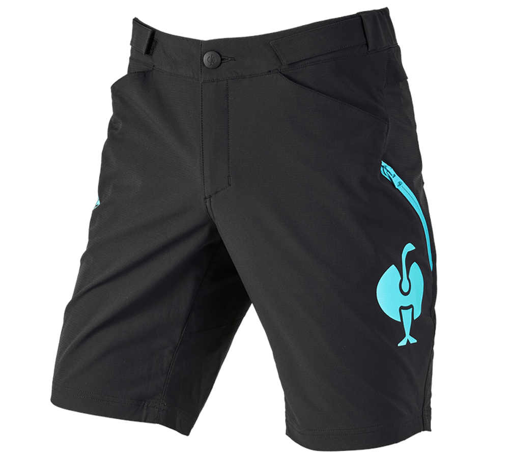 Themen: Funktions Short e.s.trail + schwarz/lapistürkis