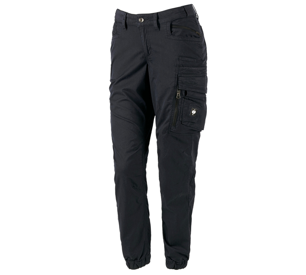 Hosen: Cargohose e.s.motion ten Sommer, Damen + schwarz