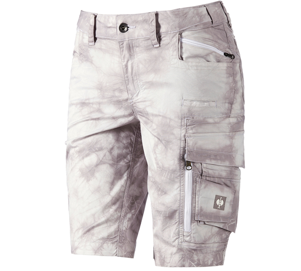 Hosen: Cargoshort e.s.motion ten Sommer, Damen + opalgrau vintage