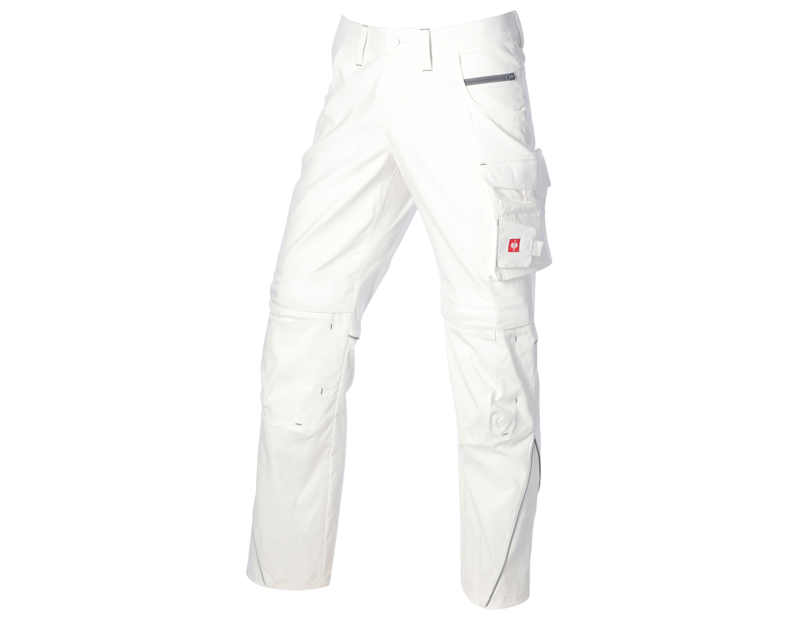 Arbeitshosen: Stretch Bundhose e.s.line.core + weiß/platin
