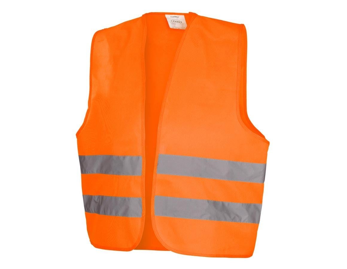 Gilets de travail: STONEKIT Gilet de signalisation Basic + orange fluo