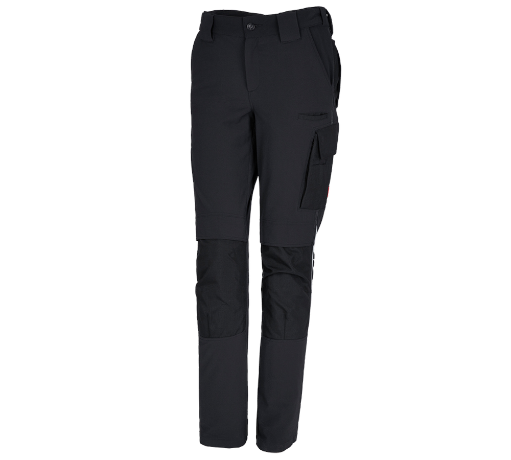 Thèmes: Fonct. pantalon à taille élast. e.s.dynashield, f. + noir