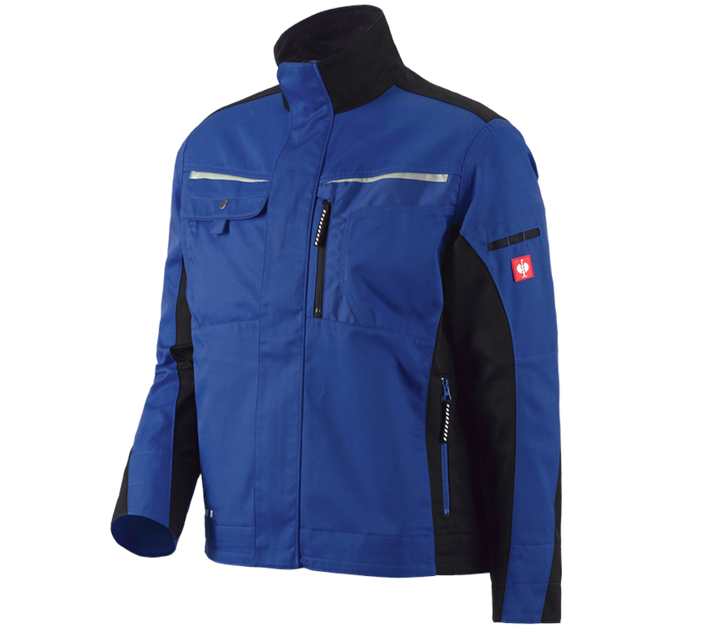 Vestes de travail: Veste de travail e.s.motion + bleu royal/noir