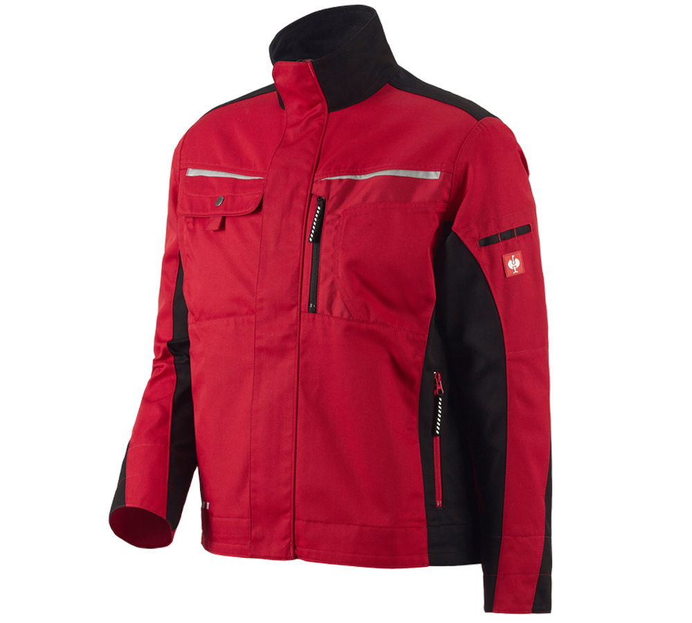 Vestes de travail: Veste de travail e.s.motion + rouge/noir