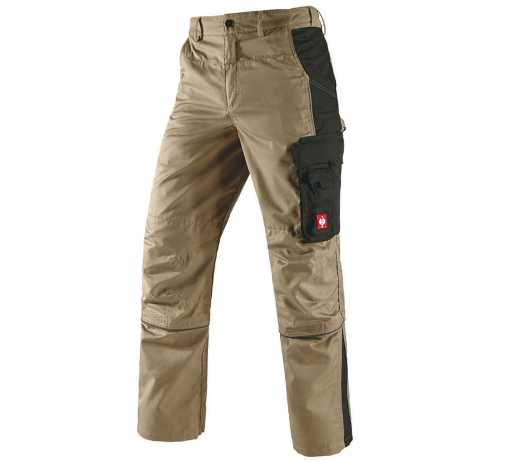 Hosen: Zip-Off Bundhose e.s.active + khaki/schwarz