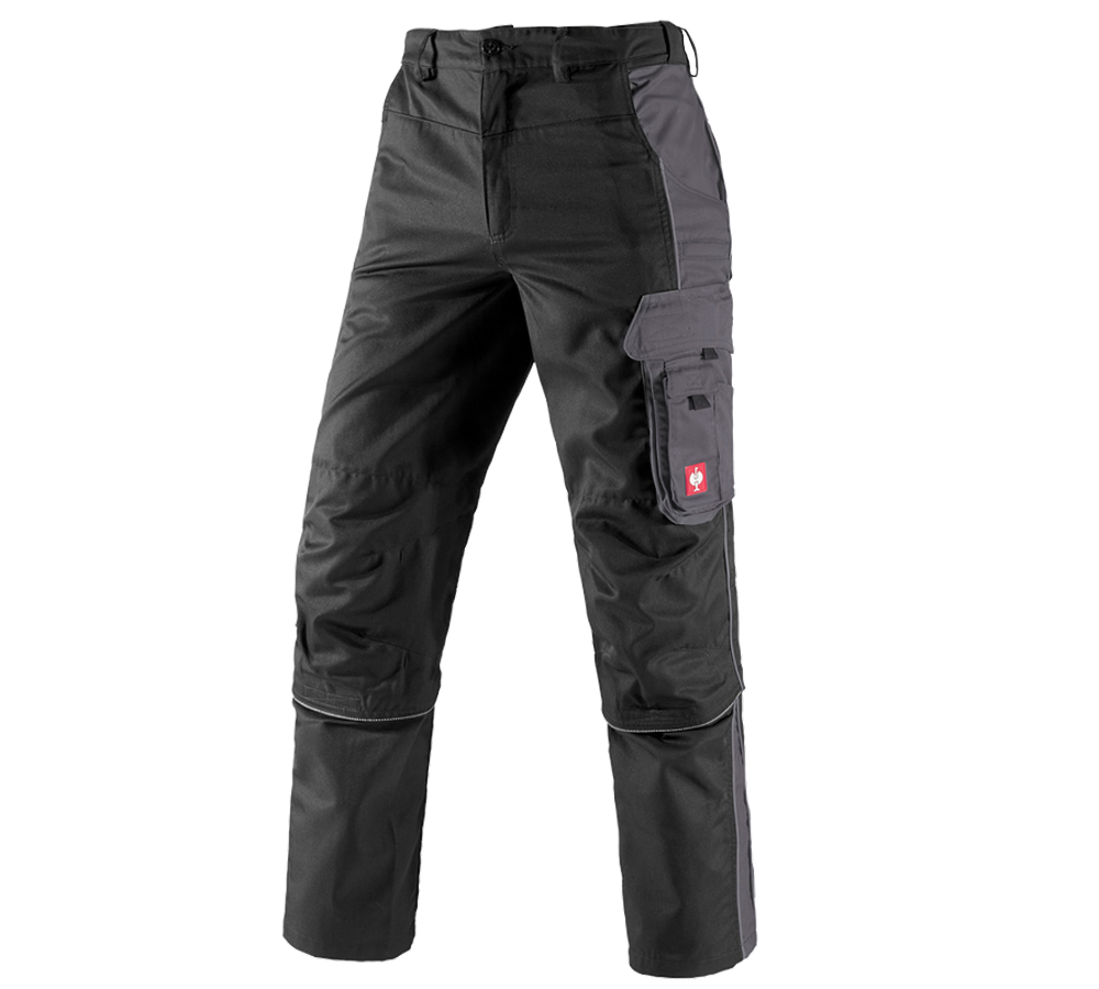 Hosen: Zip-Off Bundhose e.s.active + schwarz/anthrazit