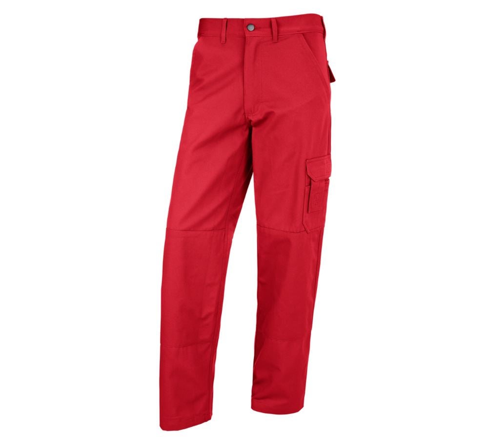 Pantalons de travail: STONEKIT Pantalon à taille élastique Aalborg + rouge