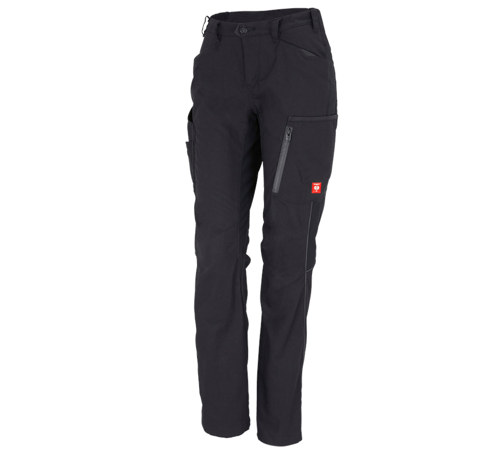 Pantalons de travail: Pantalon d'hiver pour femmes e.s.vision + noir