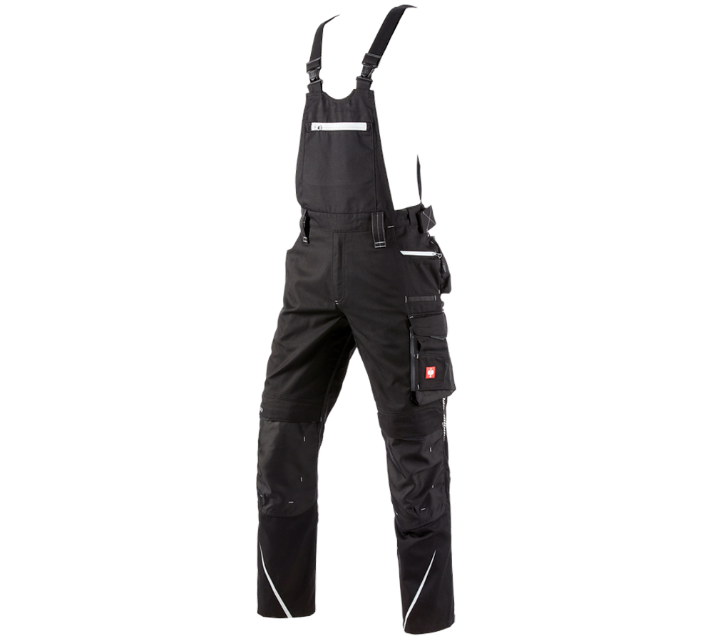 Pantalons de travail: Salopette e.s.motion 2020 + noir/platine