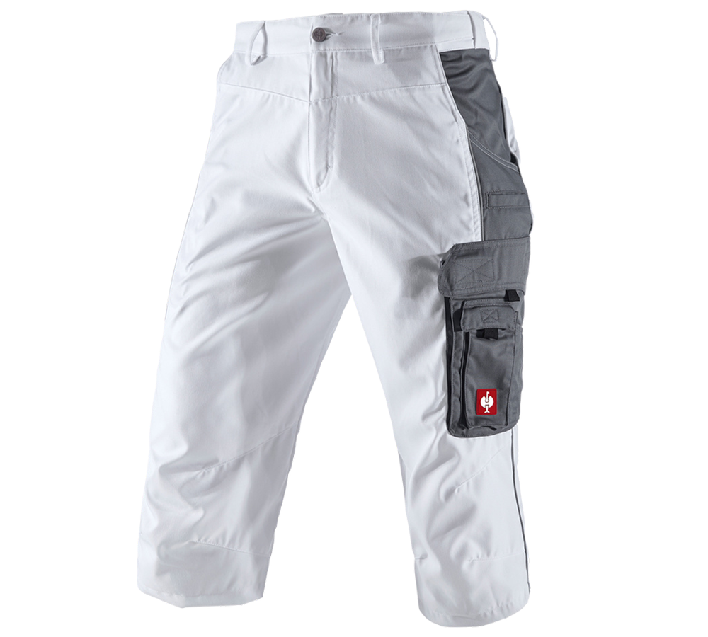 Hosen: e.s.active Piratenhose + weiß/grau