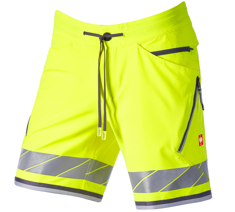 Hosen: Reflex Funktions Short e.s.ambition + warngelb/anthrazit