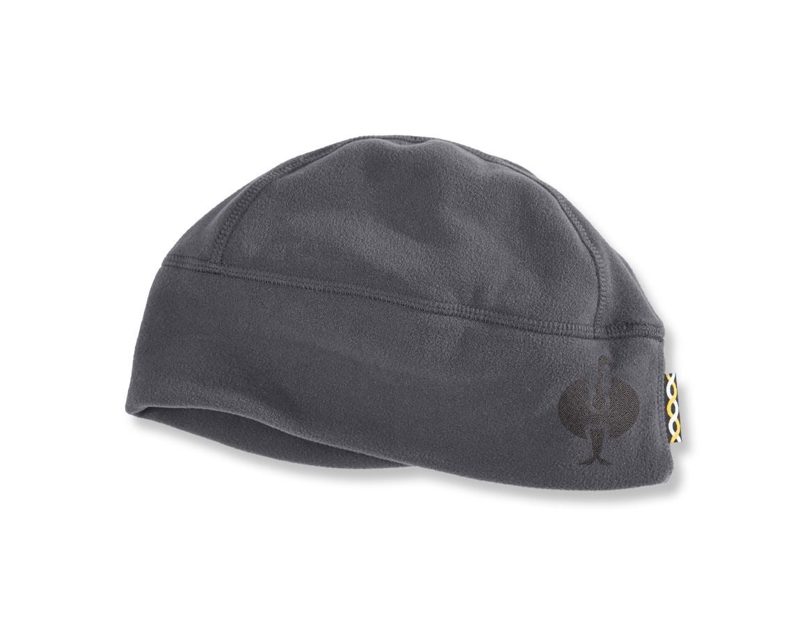 Accessoires: e.s. FIBERTWIN® microfleece bonnet + graphite