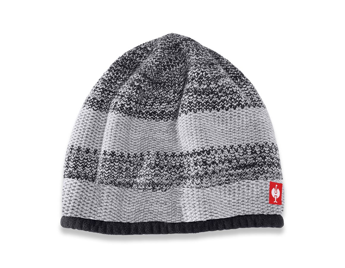 Accessoires: Strickmütze e.s.motion 2020 + schwarz/platin