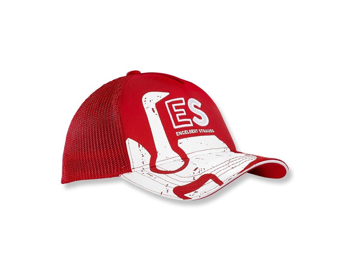 Accessoires: Casquette e.s.motion + rouge vif