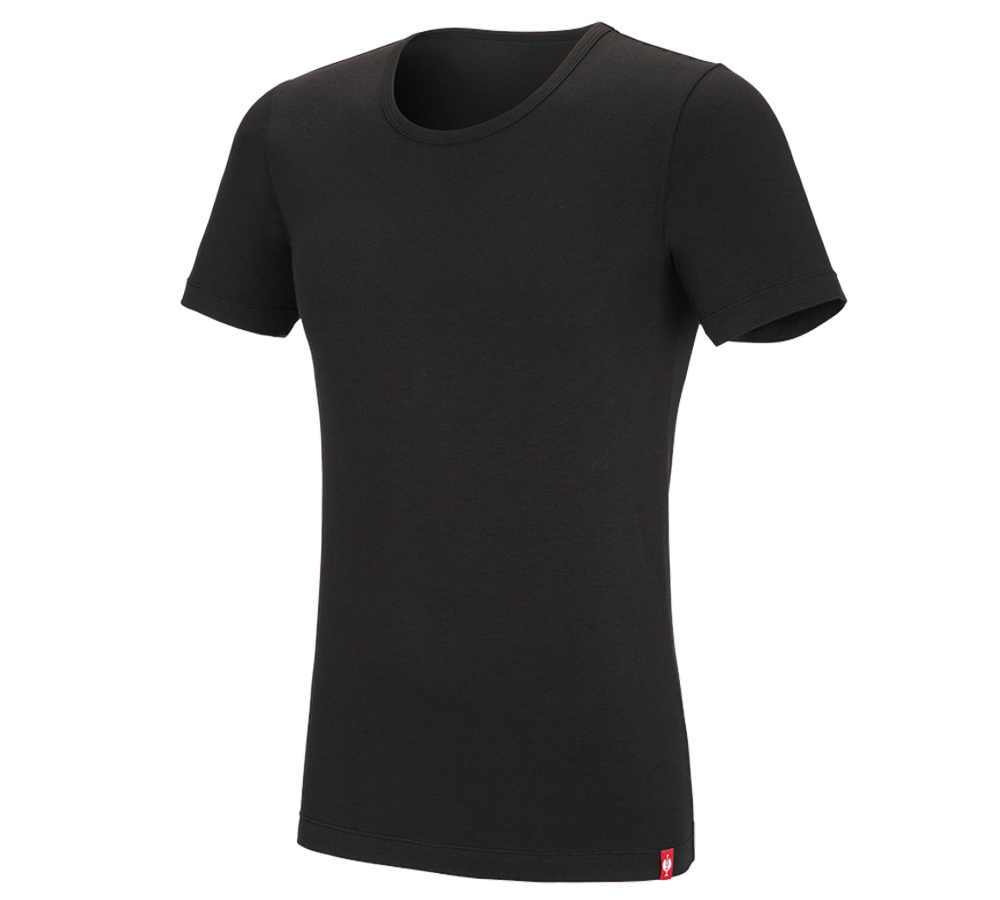 Sous-vêtements | Vêtements thermiques: e.s. Modal T-shirt + noir