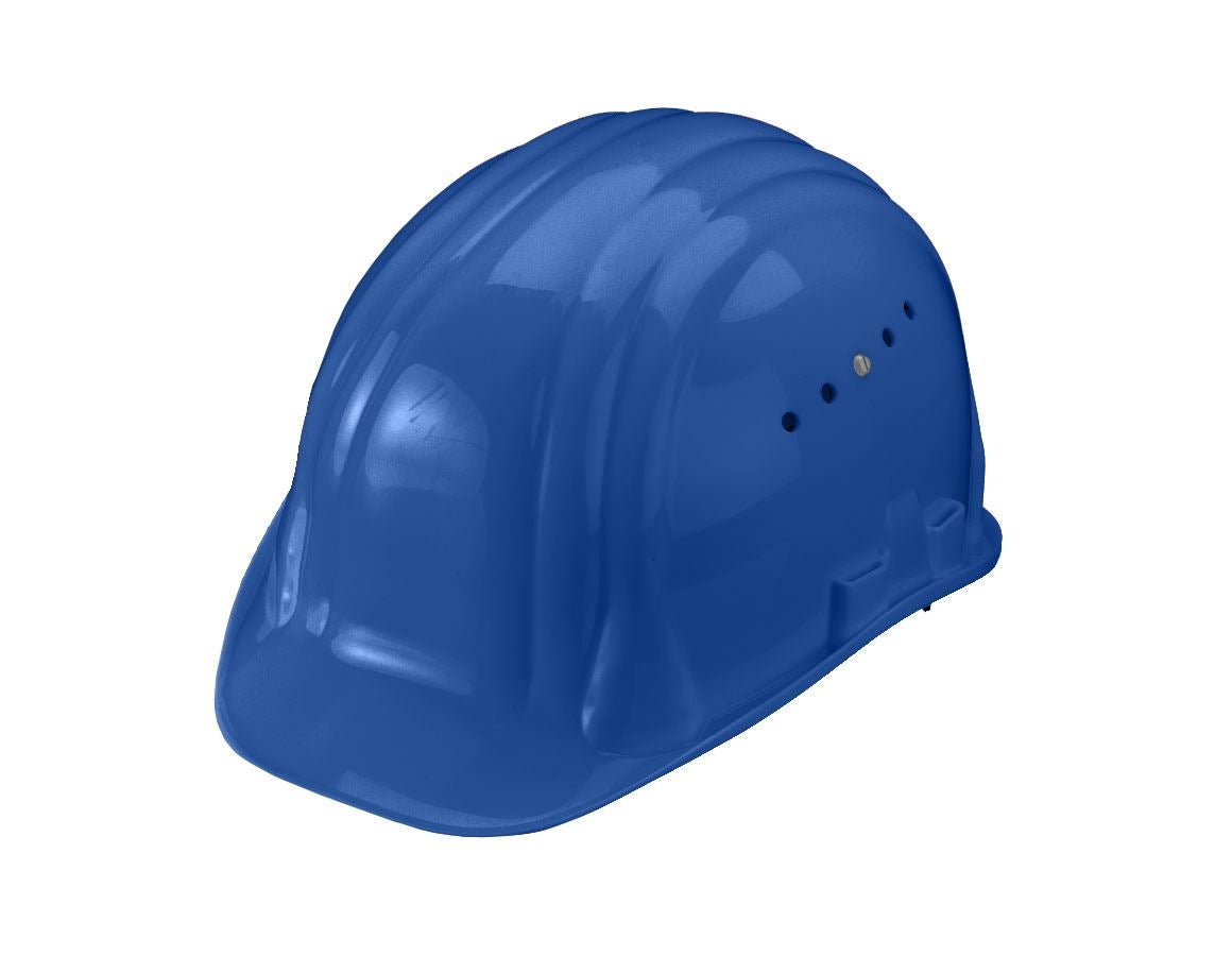 Casques de Sécurité: Casque Baumeister, 6 points, fermeture rotative + bleu