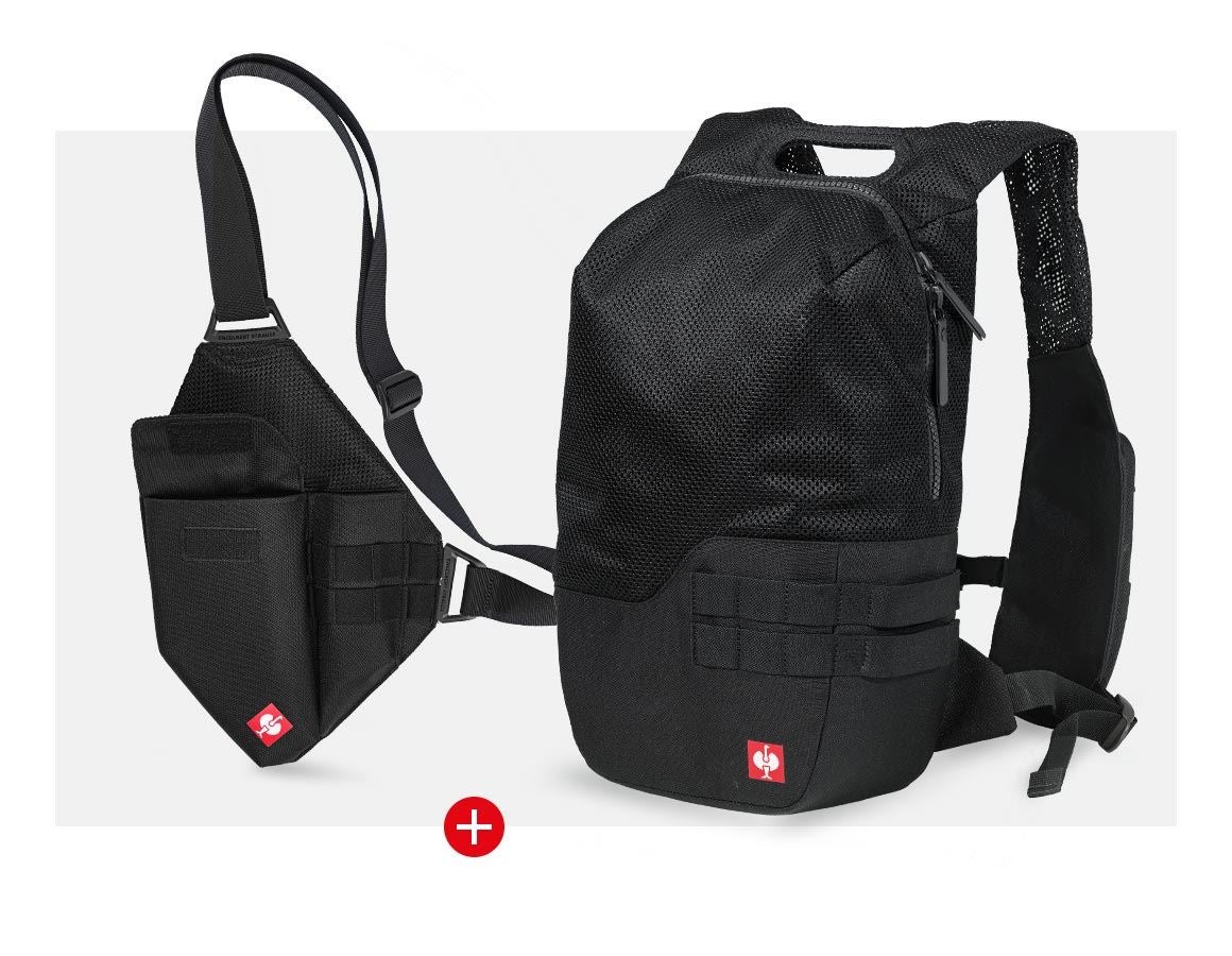 Grands cadeaux: Sac à dos e.s.ambition + Sacoche