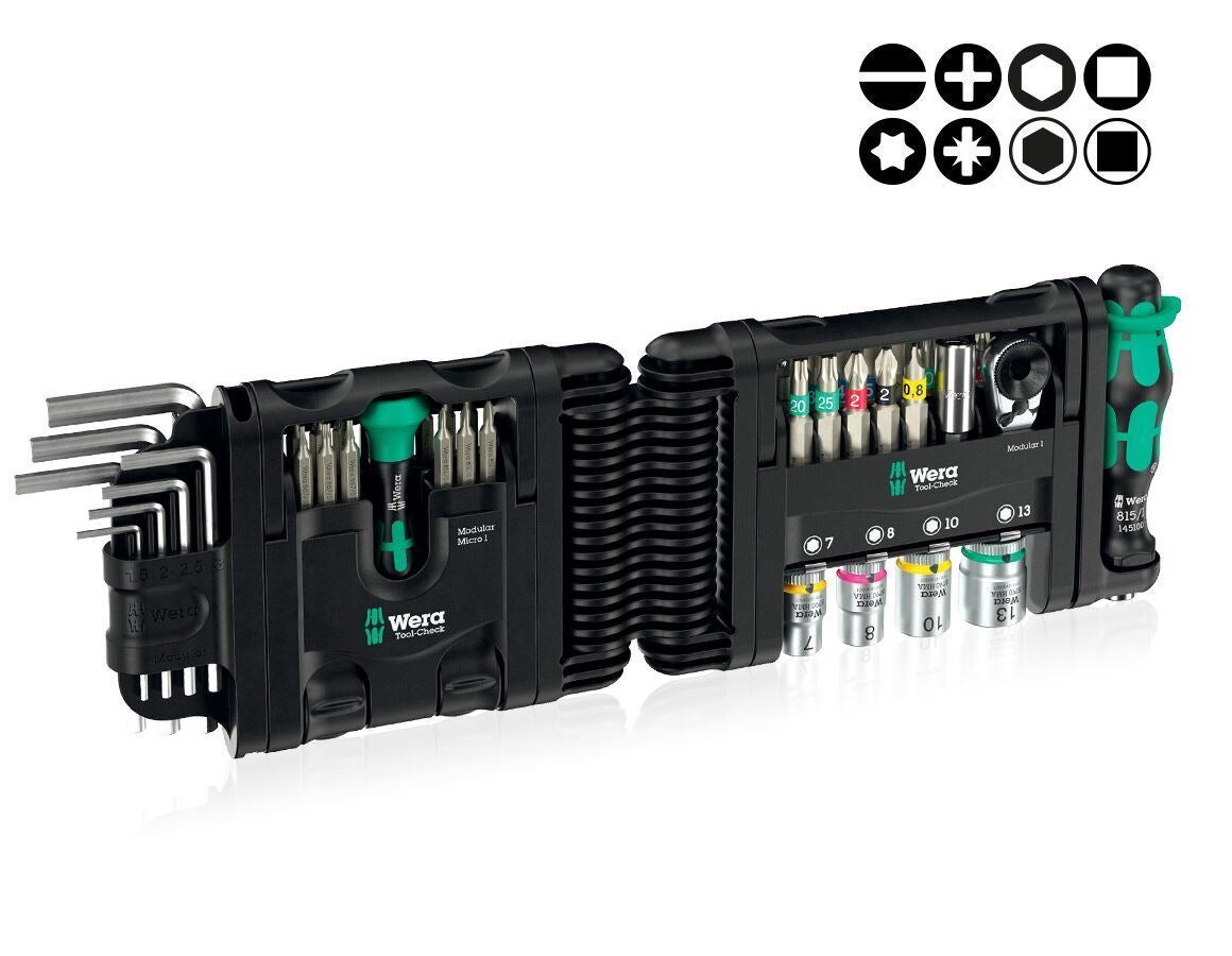 Bits: Wera Tool-Check Modular Set 1, 50-teilig