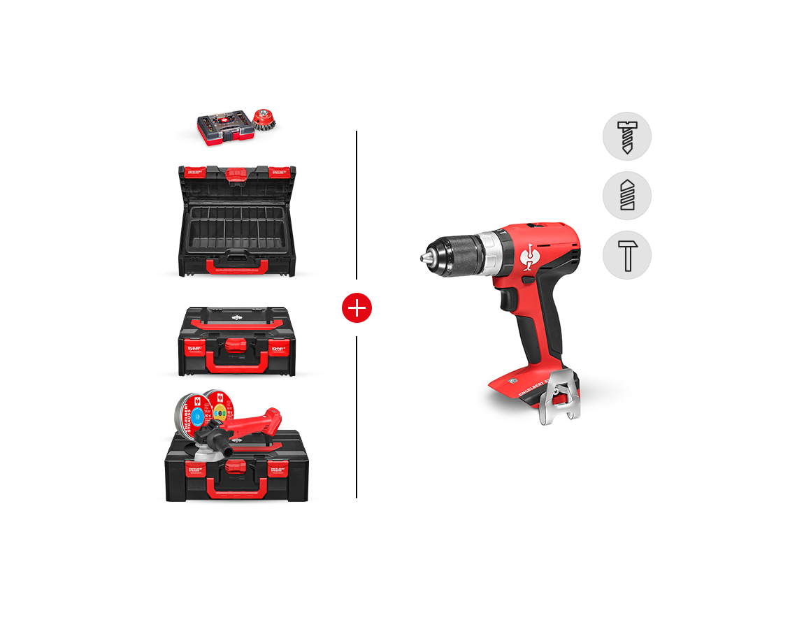 Outils électriques: KIT COMBI 9 + visseuse à choc sans fil 18,0 V L