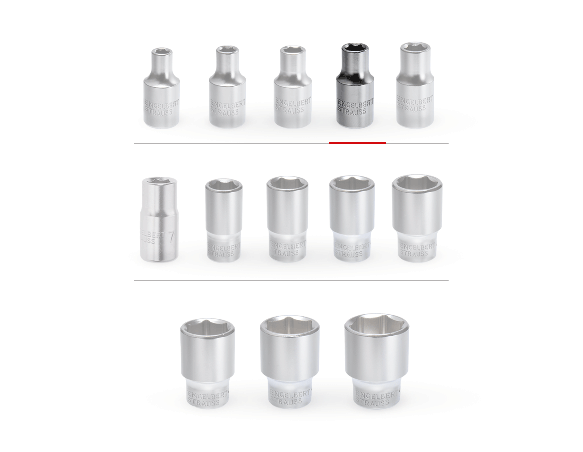 Clé à douille: e.s. Embout de clé à douille 1/4 6 pans