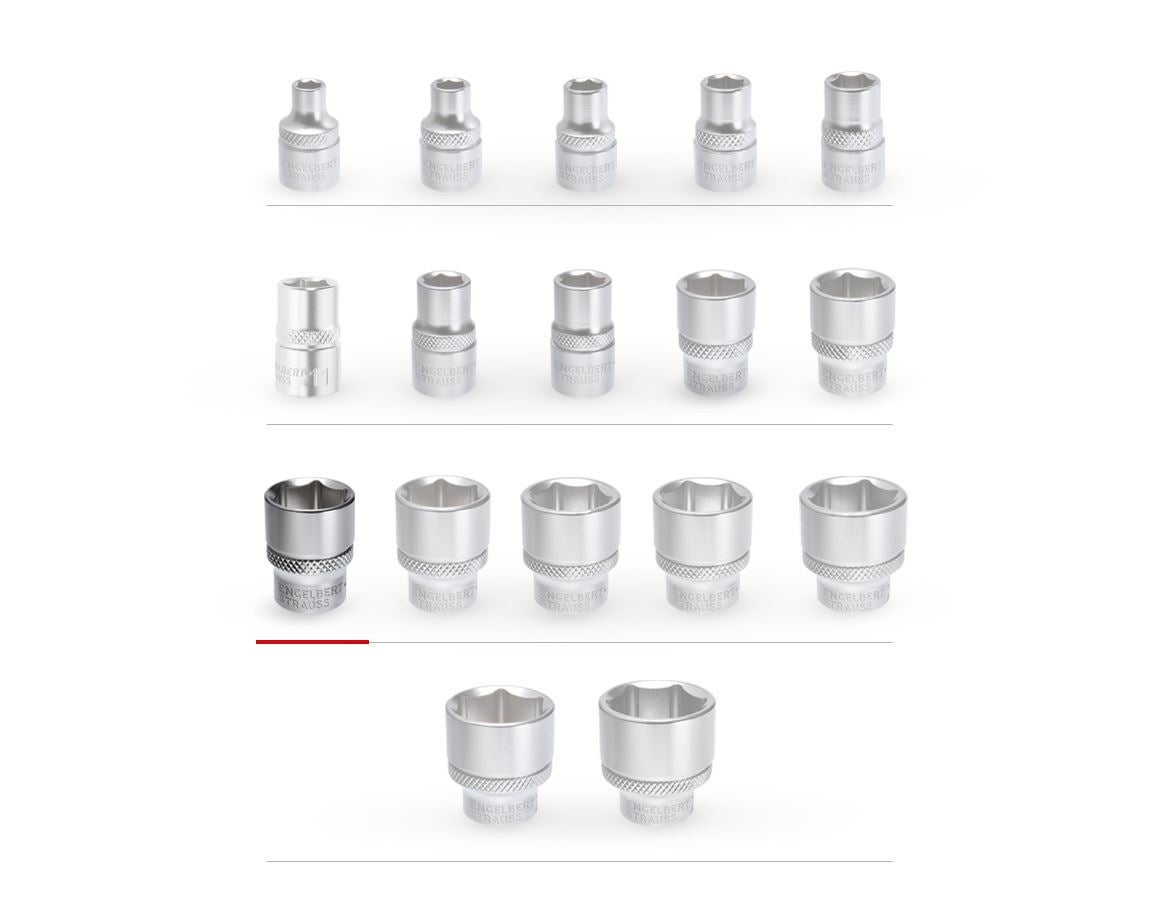 Steckschlüssel: e.s. Steckschlüssel-Einsatz 3/8 6-kant