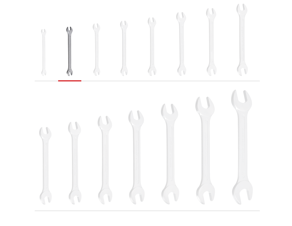 Schraubenschlüssel: e.s. Doppelmaulschlüssel
