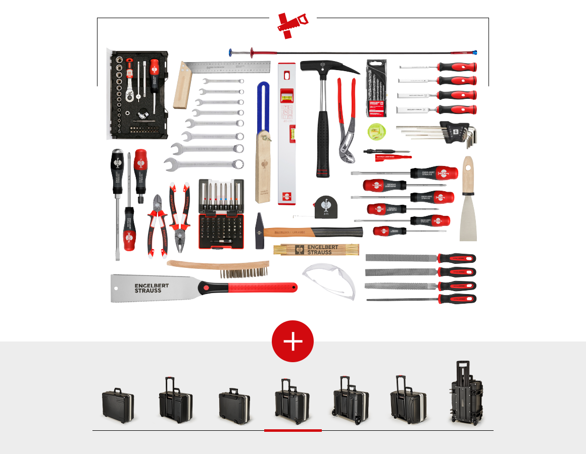 Werkzeugkoffer: Werkzeug-Set Holz inklusive Werkzeugkoffer