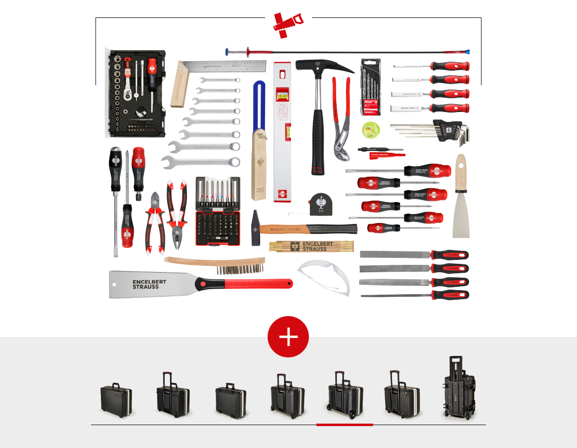 Mallette à outils: Jeu d'outils bois avec coffre à outils