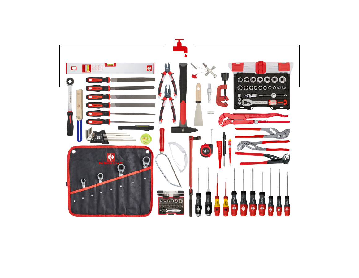Werkzeugkoffer: Werkzeug-Set Sanitär
