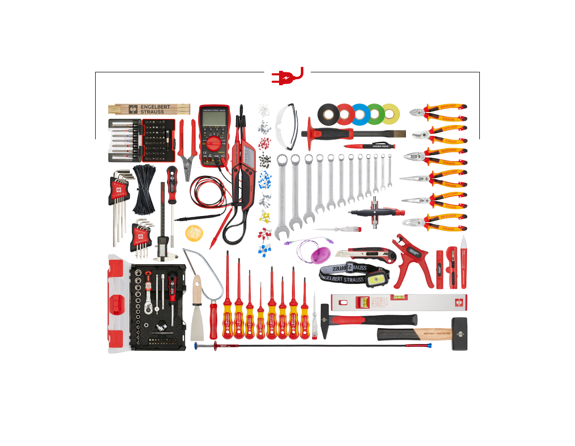 Werkzeugkoffer: Werkzeug-Set Elektro Meister