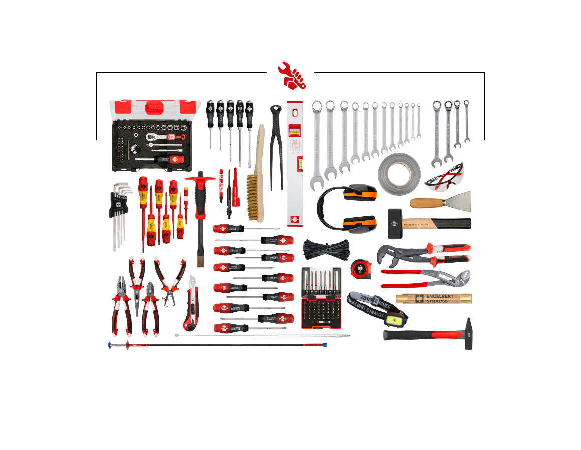 Mallette à outils: Jeu d'outils Allround Meister