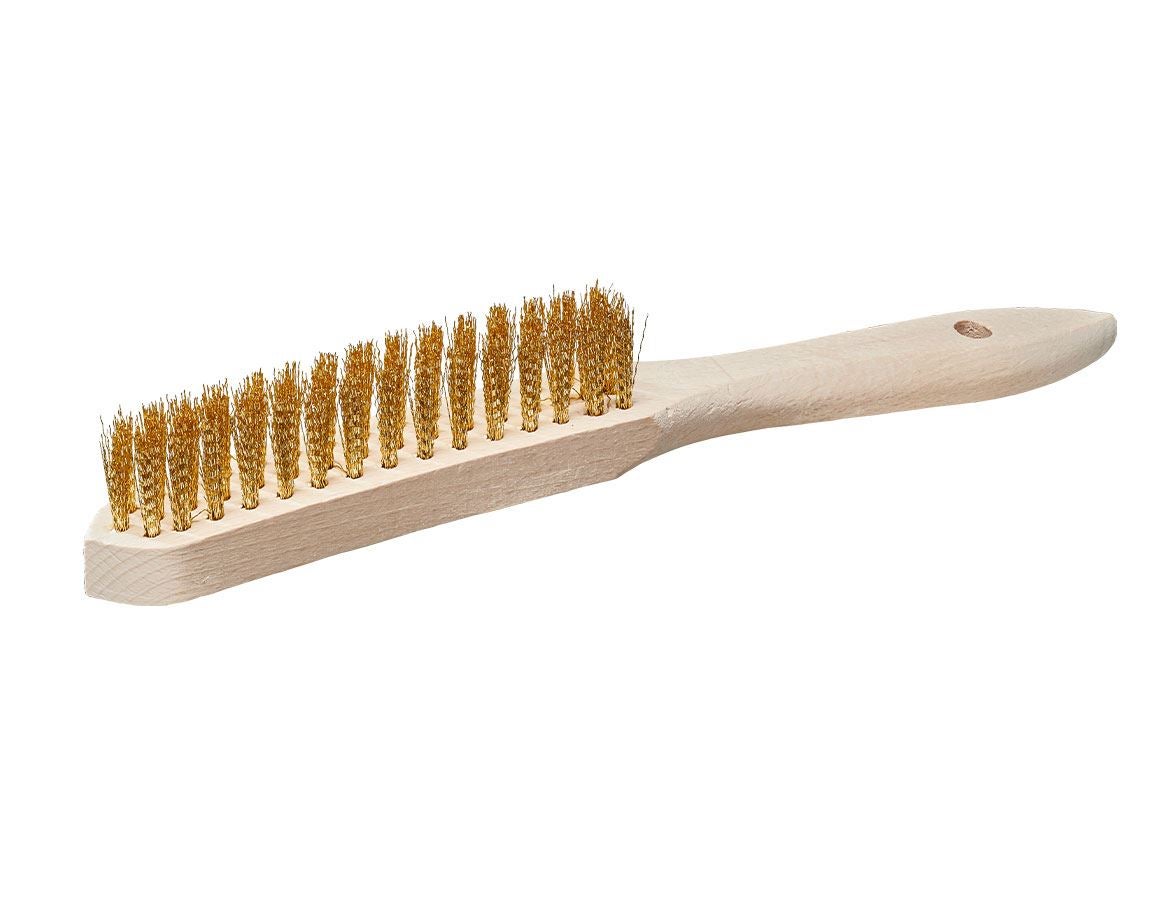 Outils de ponçage: Brosses pour fil en laiton, ondulées