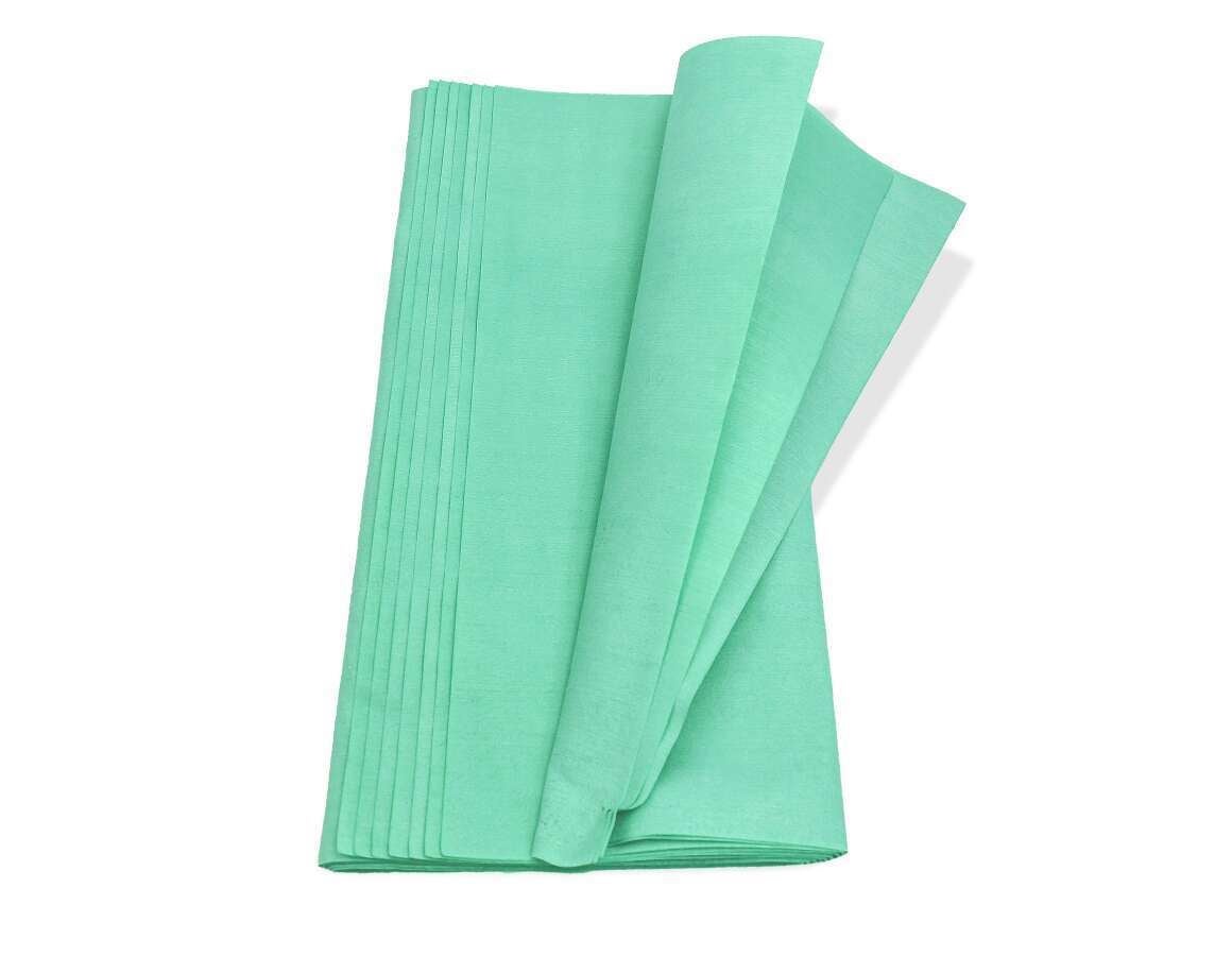 Chiffons: Chiffons microfibres Classic, lot de 10 + vert
