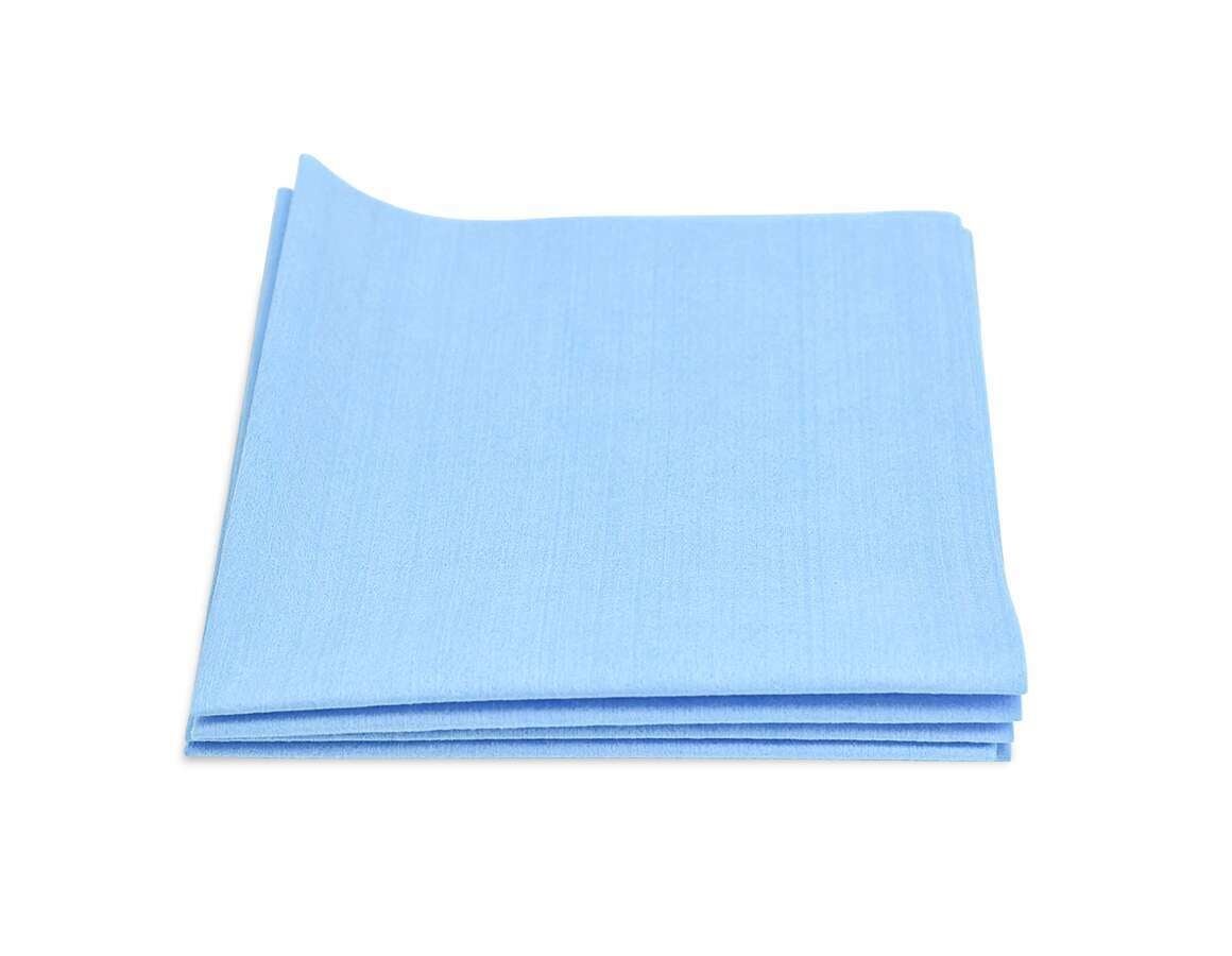 Betriebsbedarf: Microfasertücher Professional, 5er Pack + blau