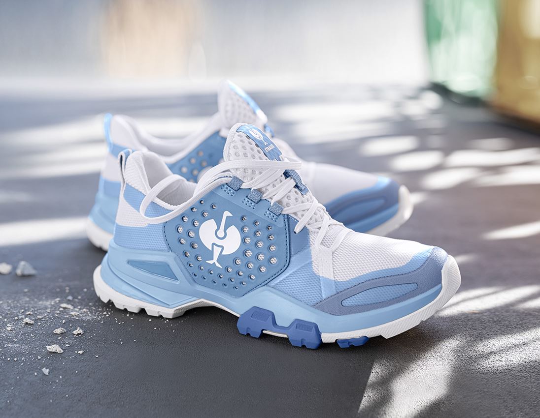 Medical: O1 Berufsschuhe e.s. Nattai + sturmblau/weiß