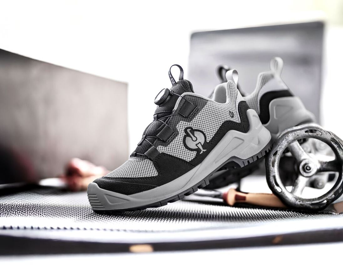 Schuhe: O6 Berufsschuhe e.s. Adelaide low + schwarz/platin 1