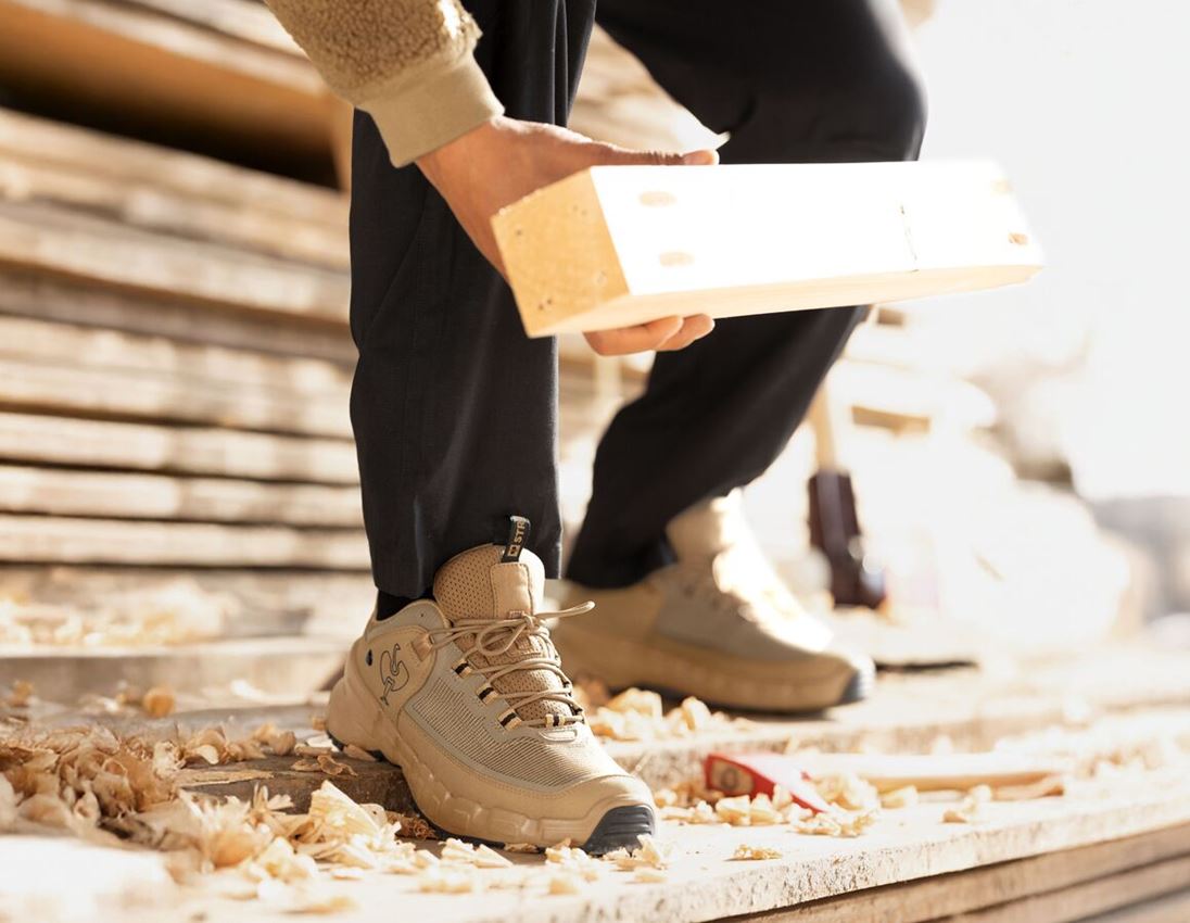 Schuhe: O6 Berufsschuhe e.s. Brixen low + mandelbraun