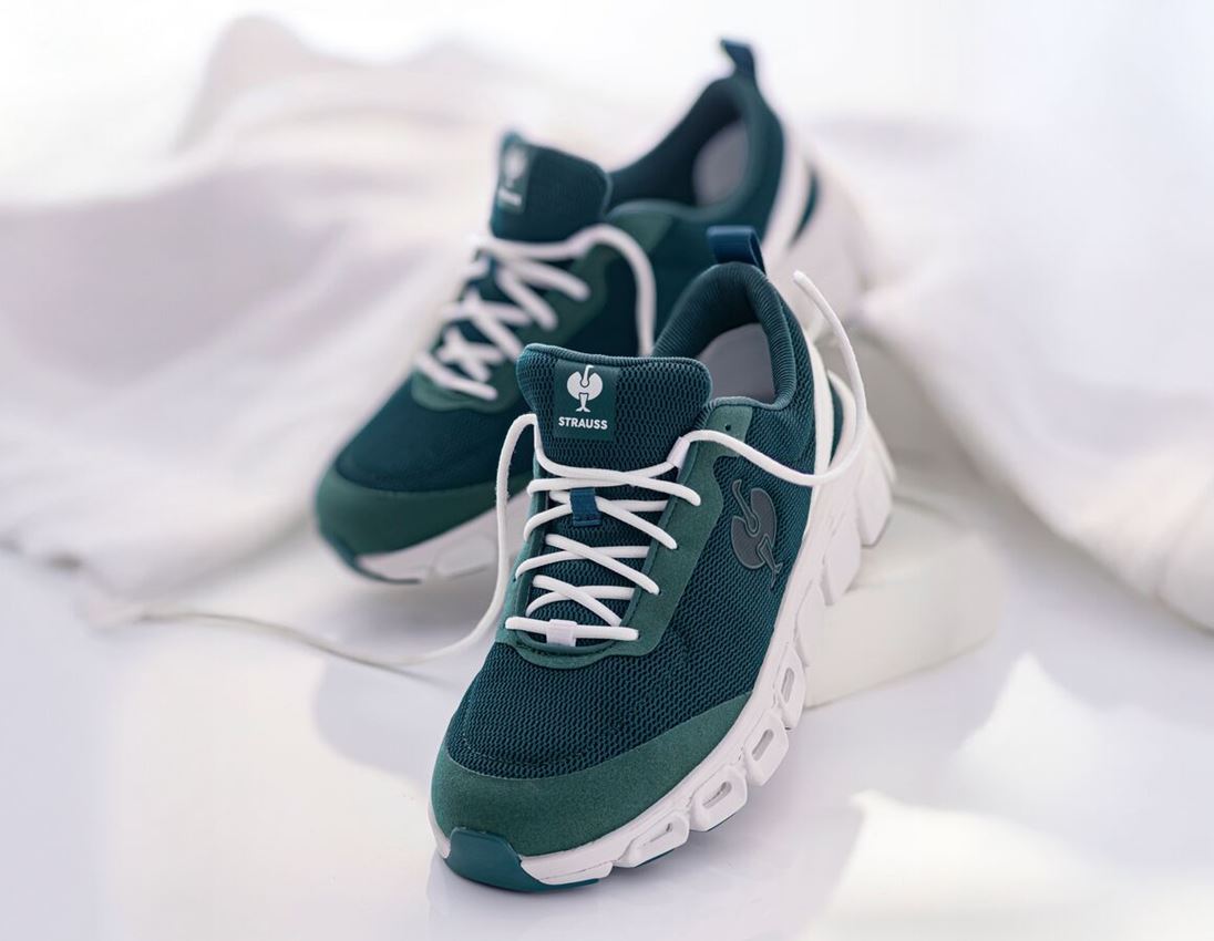 Gastro: O1 Berufsschuhe e.s. Airolo low + seeblau