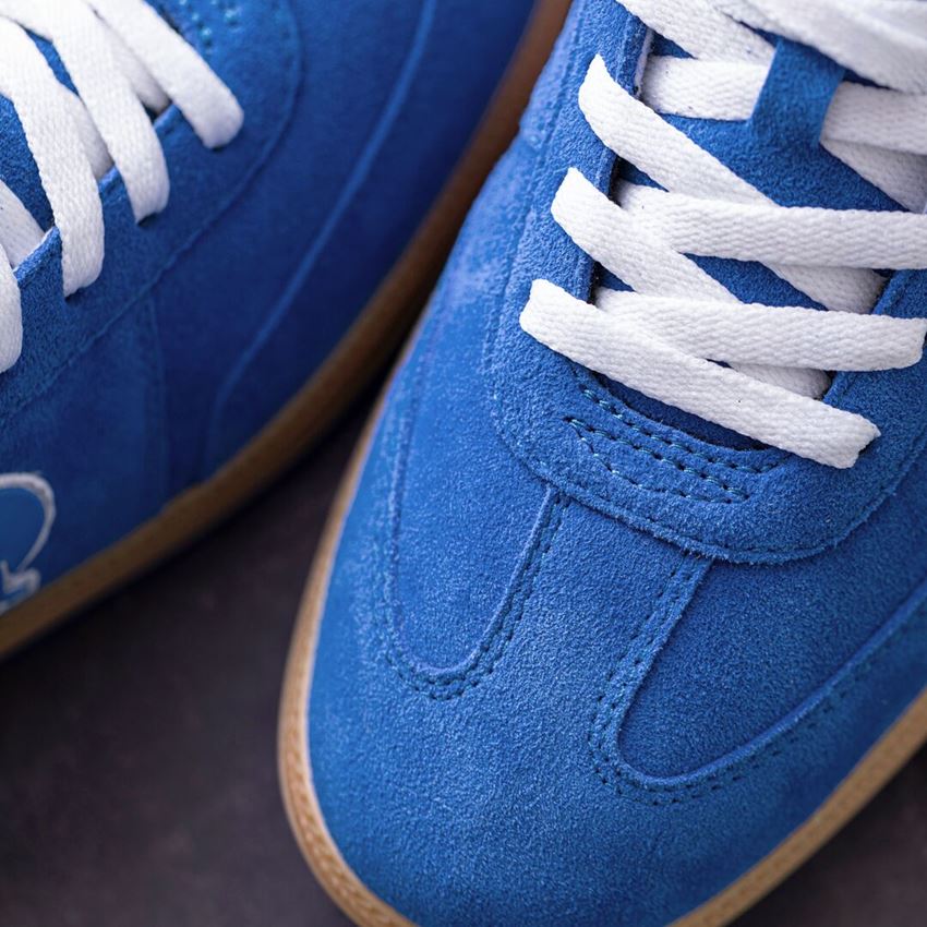 O1: O1 Berufsschuhe e.s. Brockton low + enzianblau/weiß 2