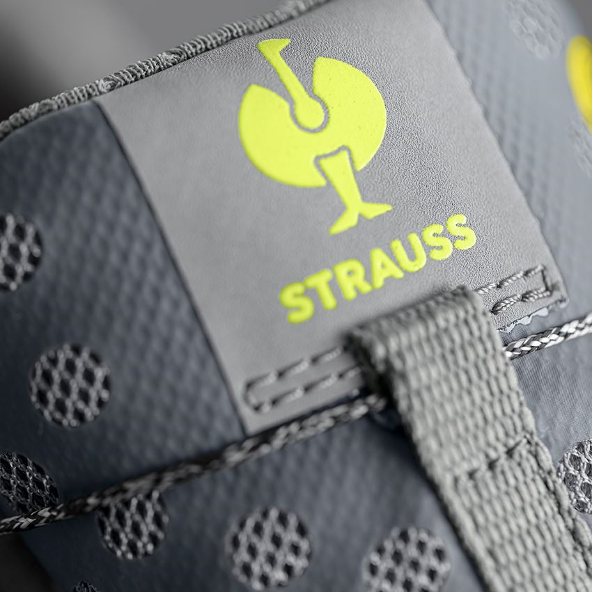 S1: S1 Sicherheitshalbschuhe e.s. Mareb + perlgrau/warngelb 2