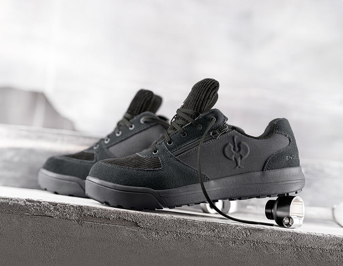 S1: S1 Sicherheitshalbschuhe e.s. Janus II low + oxidschwarz