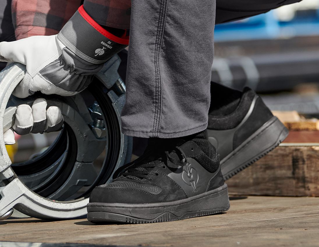 Medical: S1 Sicherheitshalbschuhe e.s. Eindhoven low + schwarz 1