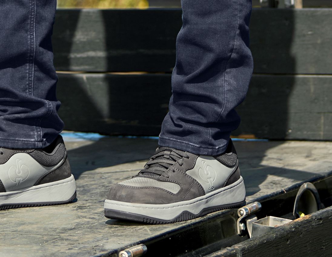 Gastro: S1 Sicherheitshalbschuhe e.s. Eindhoven low + carbongrau/hellgrau 3