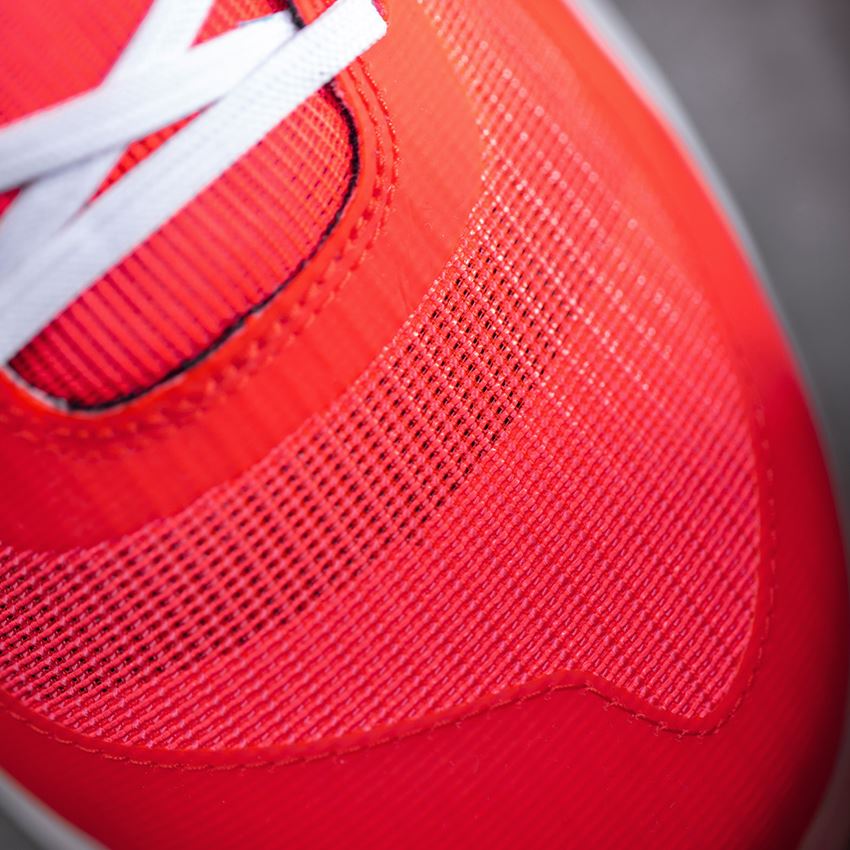 S1P: S1PS Sicherheitsschuhe e.s. Marseille mid + warnrot/schwarz 2