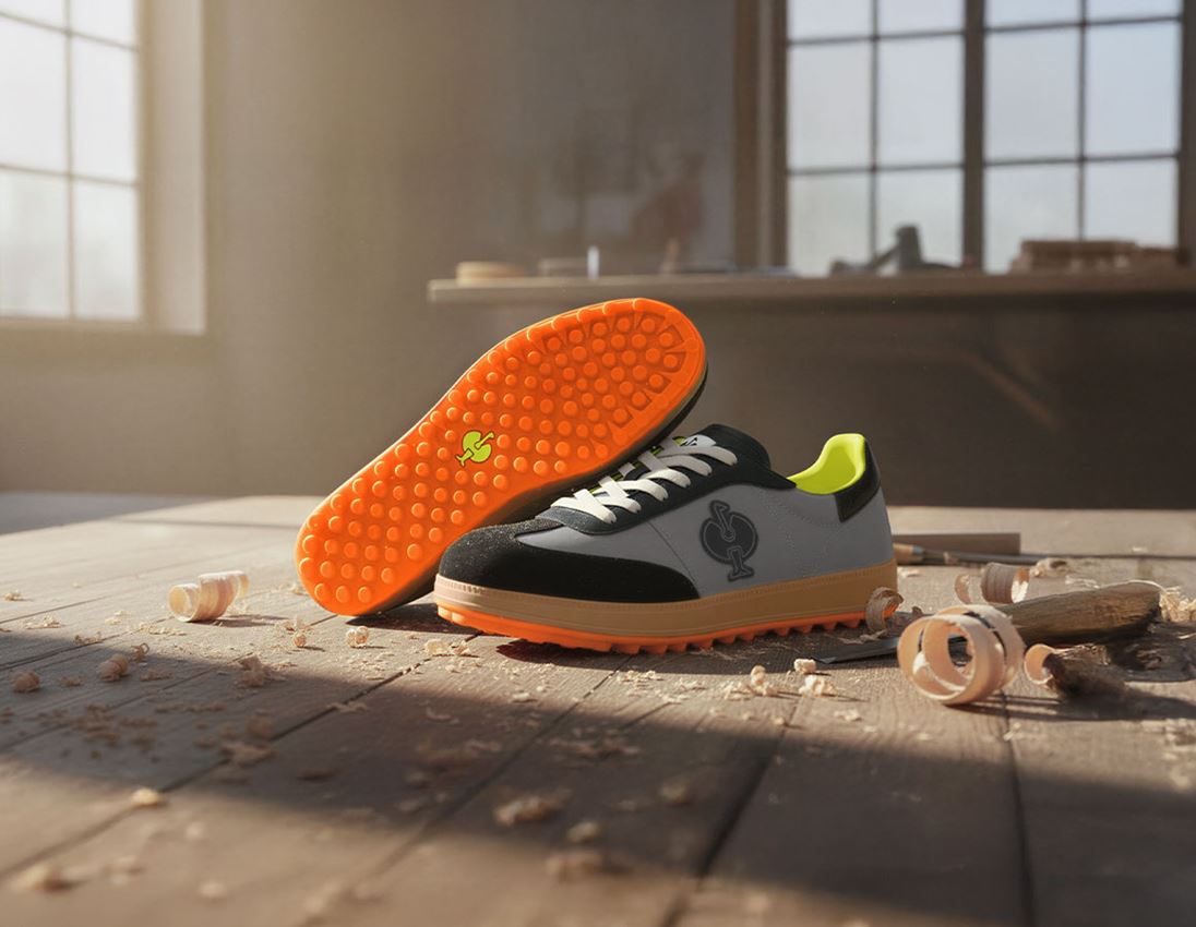 S1P: S1P Chaussures basses de sécurité e.s. Dothan low + ciment/noir