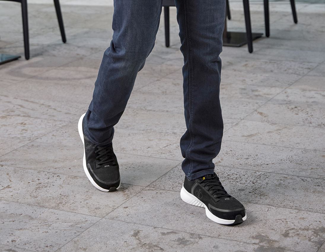 Cuisinier | Restauration | Service: S2 Chaussures basses de sécurité e.s Rom low + noir/blanc 2