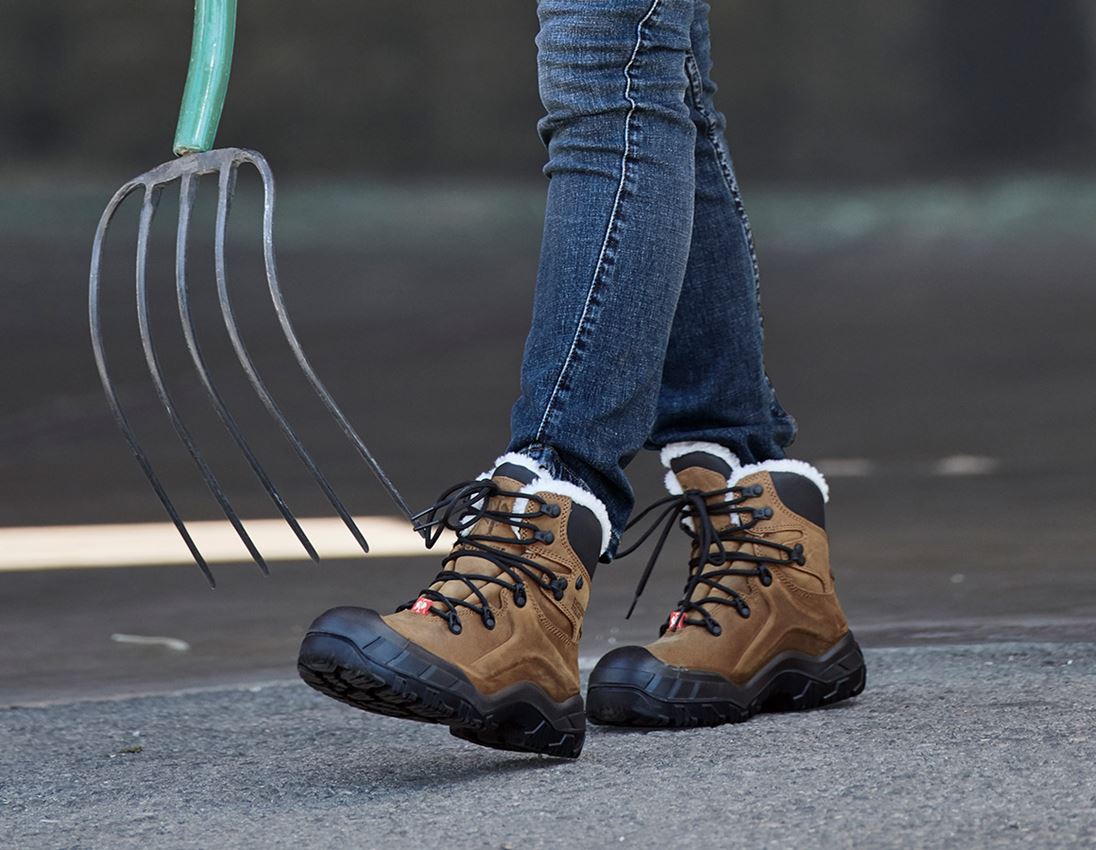 S7: S7 Chaussures hautes de sécurité e.s. Okomu mid + brun 1
