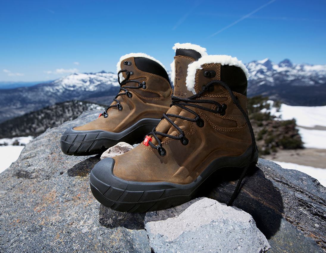 S7: S7 Chaussures hautes de sécurité e.s. Okomu mid + brun